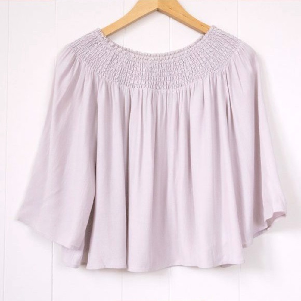 Talula aritzia marcilly off shoulder blouse